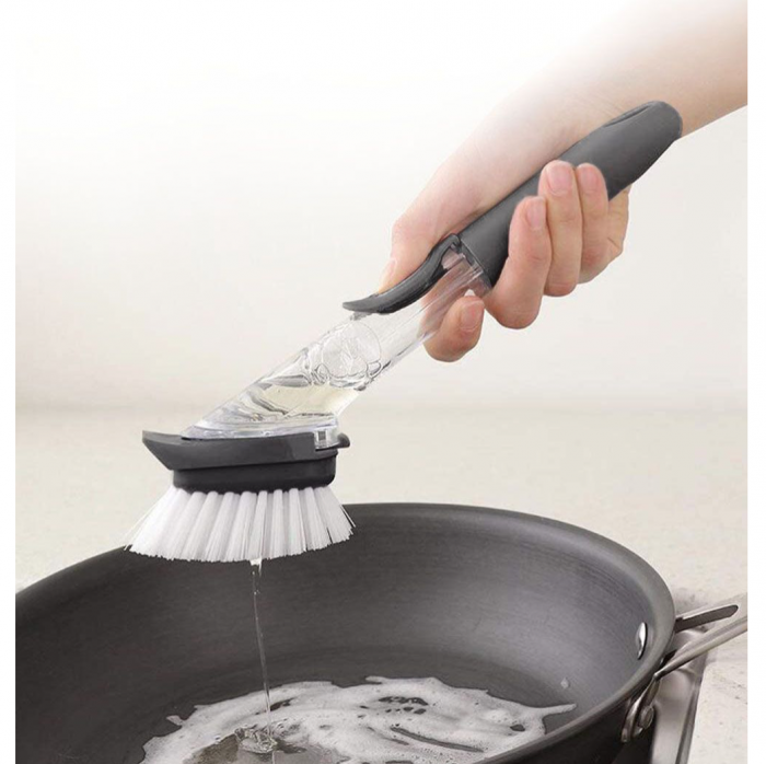 Perie de vase, cu maner rezervor detergent, lungime 24 x latime 7 cm [4]