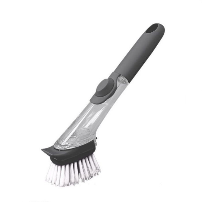 Perie de vase, cu maner rezervor detergent, lungime 24 x latime 7 cm [1]