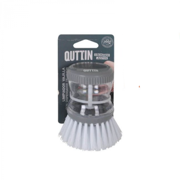 Perie de vase cu rezervor pentru detergent, Quttin, 9 x 5.5cm [2]