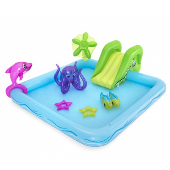 Piscina gonflabila pentru copii Bestway, Fantastic Aquarium Play Center, 239cm x 206cm x 86cm [1]