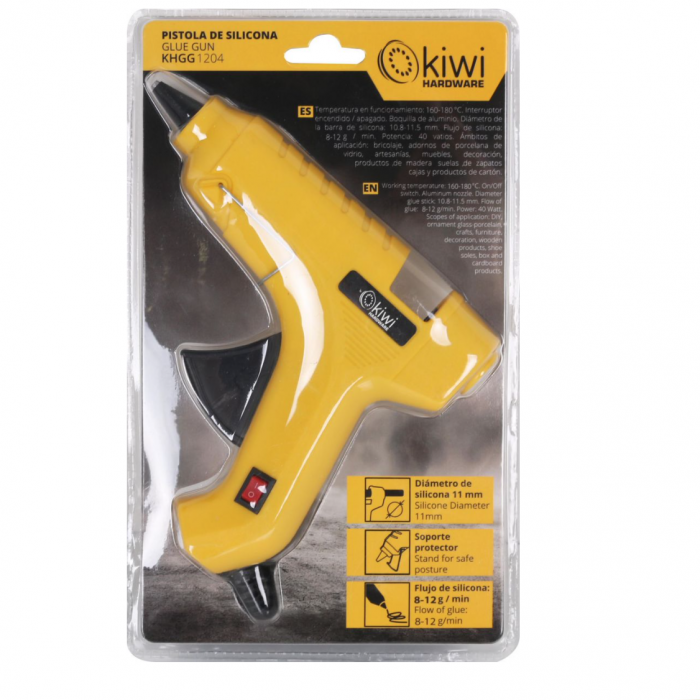 Pistol de lipit cu silicon cald 12-16g/min, diametru baton 11 mm, 40 W [2]