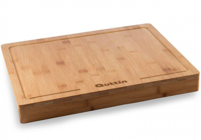 Tocator din Bambus pentru Blatul de Bucatarie Quttin 35 x 25 x 1,2 cm [1]