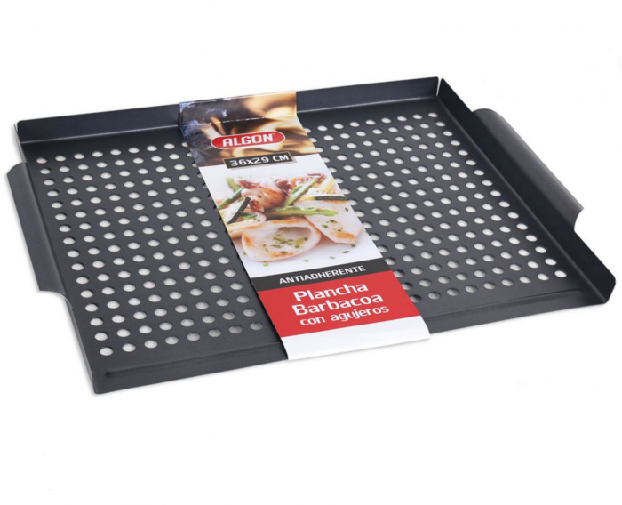 Plita cu gauri pentru gratar Algon (36 x 29 cm) [1]