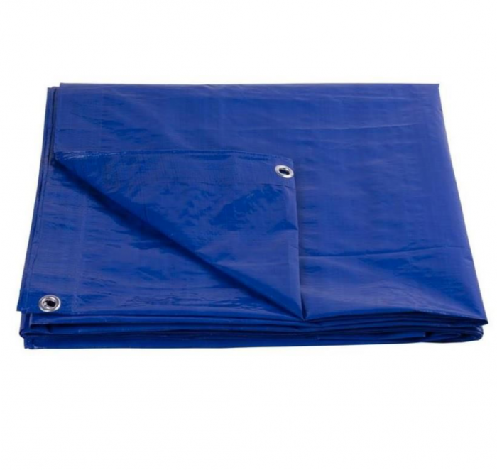 Prelata impermeabila Strend Pro Standard 3x5m, inele de prindere, 80g/m², waterproof [1]