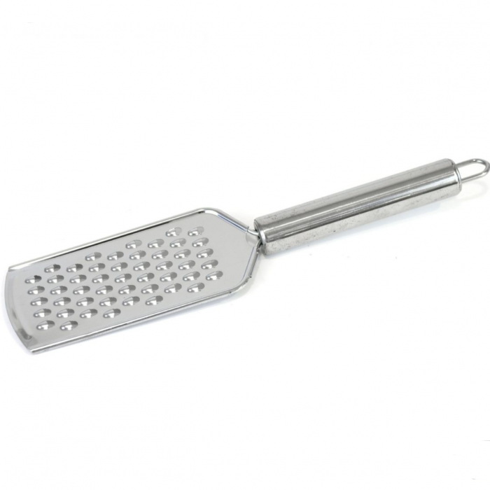 Razatoare manuala din inox cu maner negru, Wooow, pentru parmezan, legume si fructe [1]