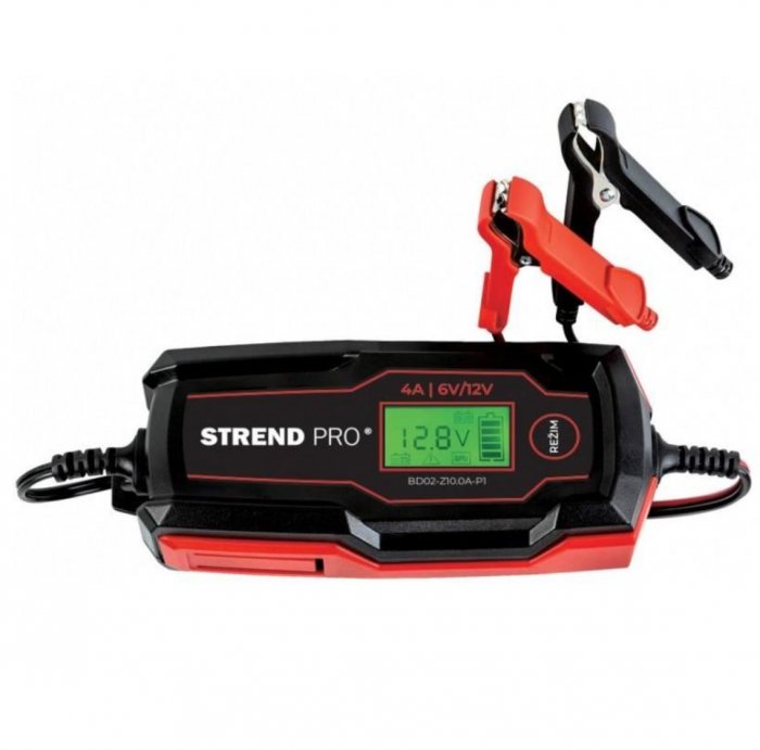 Redresor auto/moto Strend Pro BD02-Z4.0A-P1, 70W, 2A/4A, 6V/12V, IP65, LCD [1]