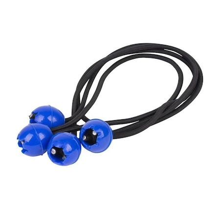 Set 4 chingi elastice pentru fixare prelate Strend Pro RT031, 4 mm, 4x 20 cm [1]