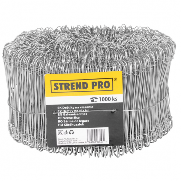 Set 1000 bucle de sarma, pentru legat otel beton, 1.1x100 mm [1]