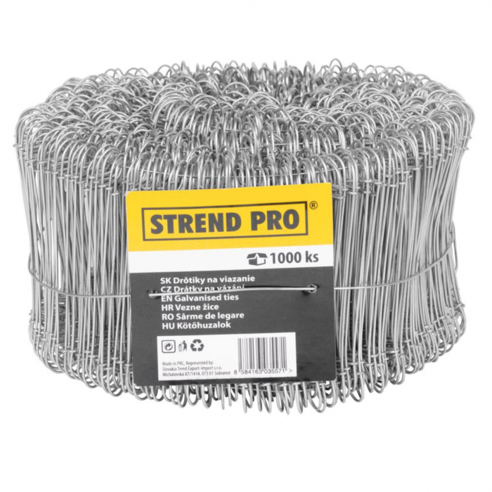 Set 1000 bucle de sarma, pentru legat otel beton, 1.1x120 mm [1]