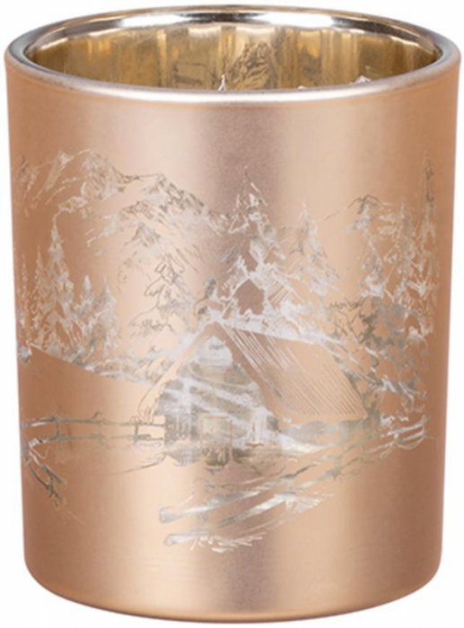 Set 2 suporturi de lumanare decorativ pentru craciun, MagicHome, 6x7x25 cm [1]
