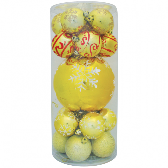 Set 20 de globuri aurii pentru bradul de craciun, MagicHome [1]