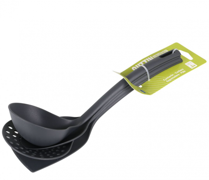 Set 4 ustensile bucatarie, negru, Quttin [2]