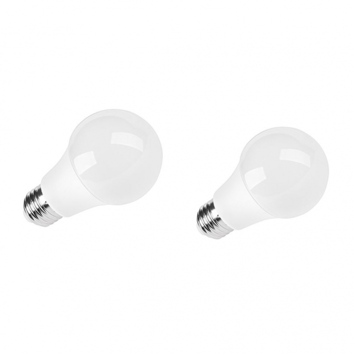 Set Plafoniera cu senzor de miscare 360, 2 x E27 + 2 becuri LED, 9W, 820lm, E27, 6500K [2]