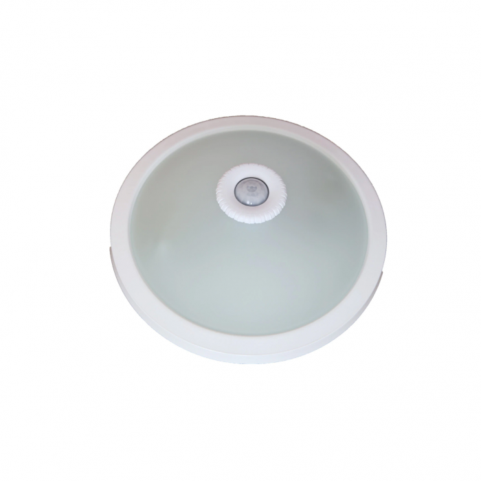 Set Plafoniera cu senzor de miscare 360, 2 x E27 + 2 becuri LED, 9W, 820lm, E27, 6500K [1]