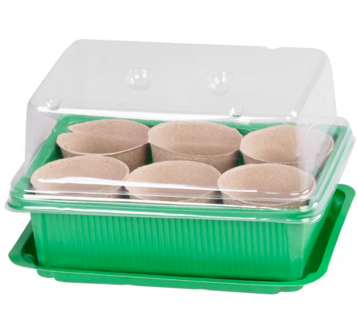 Set răsaduri 6 alveole cu capac Strend Pro – tavă + unelte [4]