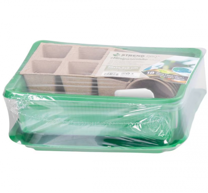 Set răsaduri 6 alveole cu capac Strend Pro – tavă + unelte [3]