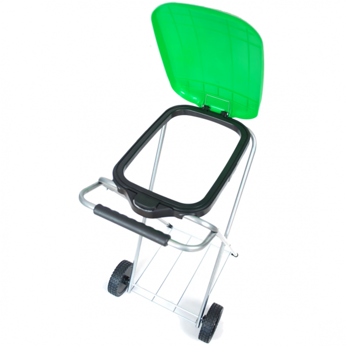 Suport saci gunoi MOVE & UP 1 – 44×56×83 cm, cu roți și mâner ergonomic [3]