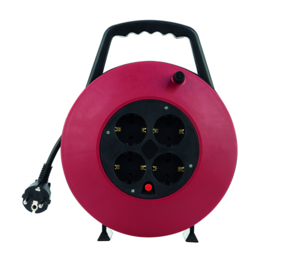 Tambur cu 4 prize , lungime 10 metri, ip20 , 1.5 mm,3500W [1]