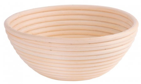 Coș dospire pâine din ratan 22 cm, capacitate 800g.