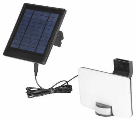 Proiector cu panou solar Strend Pro LED, 10 + 1W, 1500 lm, IP44, senzor miscare, lumina naturala 4000K [1]