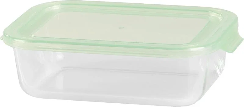 Caserolă din sticlă borosilicată cu capac 650 ml MagicHome, dreptunghiulară [0]