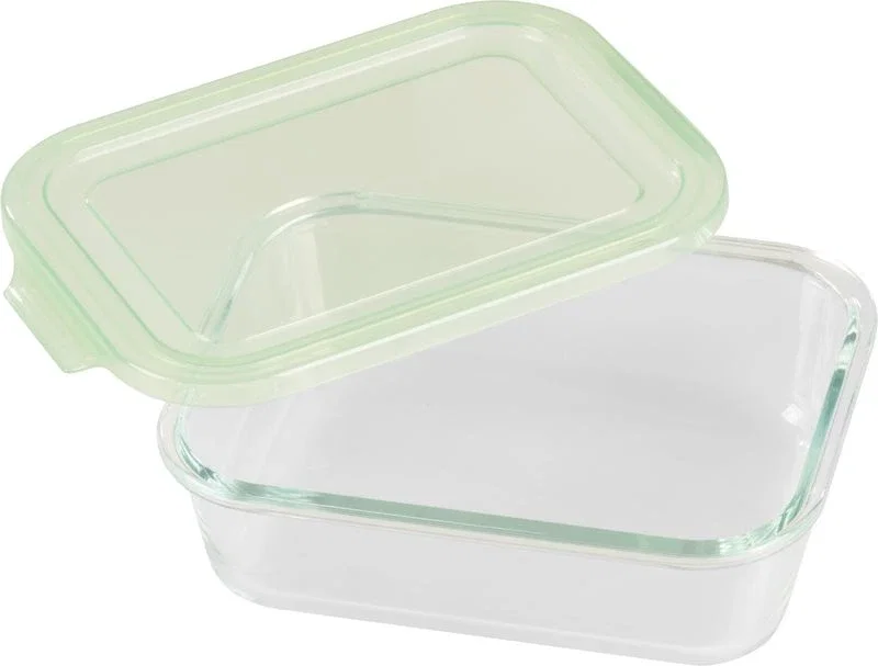 Caserolă din sticlă borosilicată cu capac 650 ml MagicHome, dreptunghiulară [1]