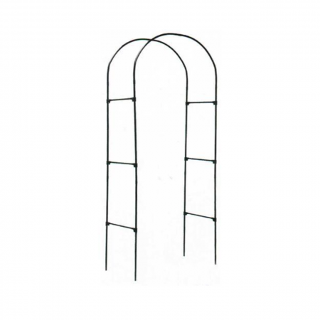 Arcada metalica, pergola, pentru gradina, 240x37x140x1.2 cm [0]