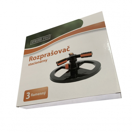 Aspersor rotativ cu 3 brate Strend Pro S1001, PVC negru [3]