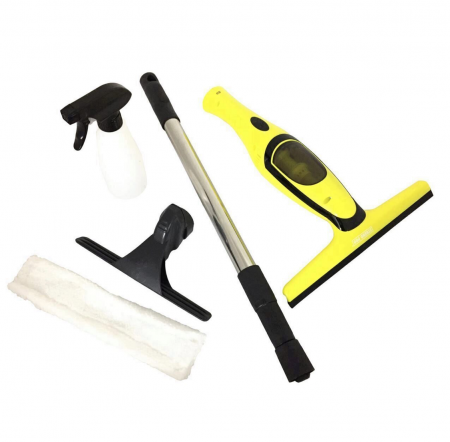 Casa - Aspirator cu acumulator, telescopic, pentru geamuri, Strend Pro VAC-80E, Li-Ion, 280 ml, telescop 65 cm