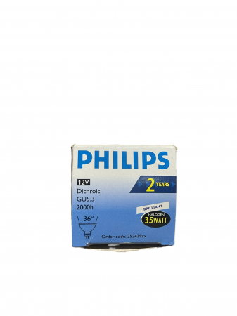Bec Philips pentru spot, halogen, 35W, GU5.3, 12V [1]