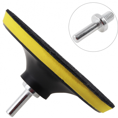Suport subtire pentru disc abraziv smirghel cu arici scai pentru polizor unghiular si bormasina 125mm TS-1738 [3]
