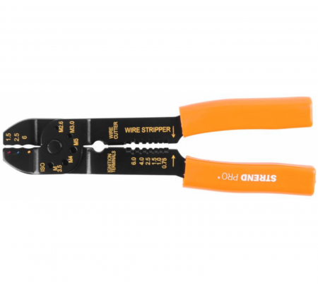 Cleste de sertizat, dezizolat si taiat cu 100 de accesorii, Strend Pro [2]