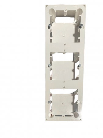 Constructii - Carcasa pentru 3 prize, montaj aparent, 22x8x3 cm, gama Mega Clasic, KONTAKT SIMON