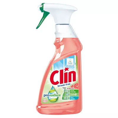 Curatenie - Solutie pentru curatarea geamurilor, Clin pro nature grapefruit, 500 ml