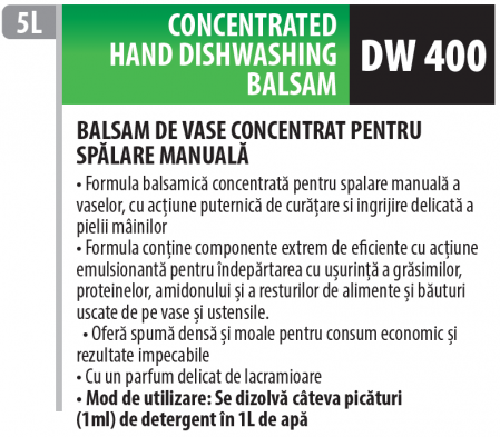 Detergent de vase premium cu ingredient antibacterian si parfum delicat de lacramioare., 5 litrii, Medix Professional [1]