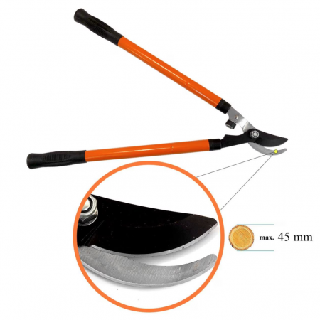 Foarfeca crengi, tip bypass, maner telescopic 65-100 cm, Strend Pro [1]