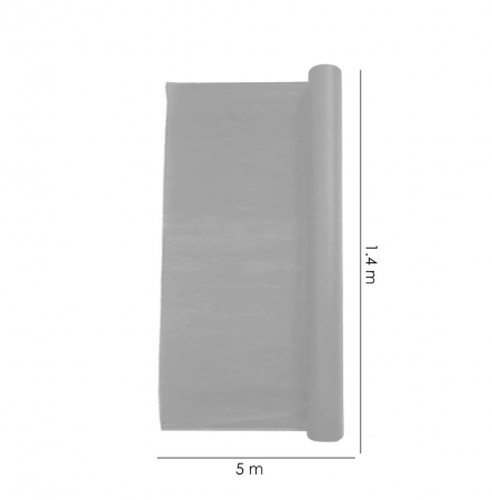 Folie de mulcire, polipropilena, neagra, pentru cultura legumelor, capsunilor, 1.4x5 m [3]