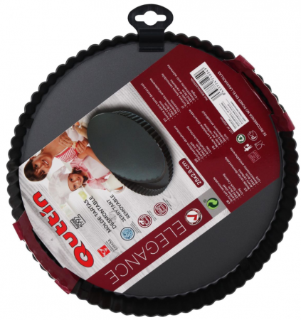 Forma tarte pentru cuptor, fund demontabil, 28x2.8 cm [1]