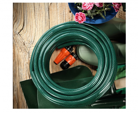 Furtun irigat gradina cu armatura, 3 straturi, 1/2", 20m si accesorii CellFast [3]
