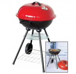 Gratar carbuni Strend Pro Globus, cu capac, 47x45x72 cm [1]