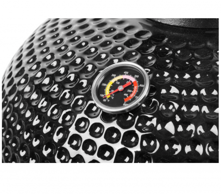 Gratar de gradina ceramic Kamado Egg negru,130x73x122 cm [7]