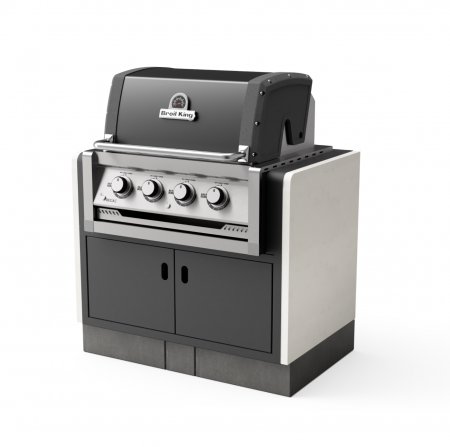 Gratar pentru gradina, Kitaway Gas regal 420 din beton, 98 × 63 × 119 cm