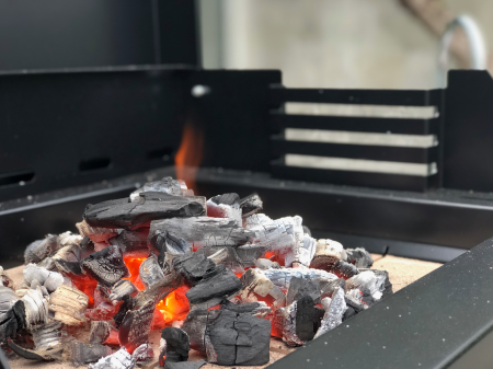 Gratar pentru gradina, Kitaway Grill Otte din beton, 110 × 47 × 192 cm [6]