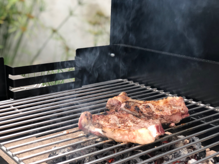 Gratar pentru gradina, Kitaway Grill Otte din beton, 110 × 47 × 192 cm [9]
