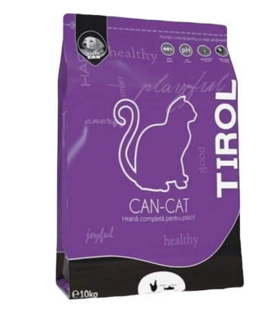 Articole animale - Hrană uscată completă pentru pisici adulte cu ficat, Extru Can Tirol, 10 kg