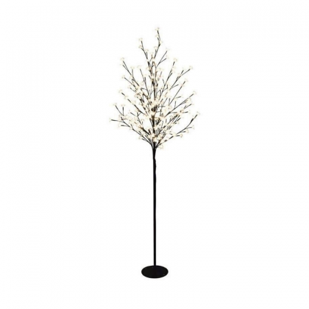 Instalatie luminoasa de craciun in forma de cires cu 192 led-uri, 180 cm, negru, 230V, IP44, Magic Home [0]