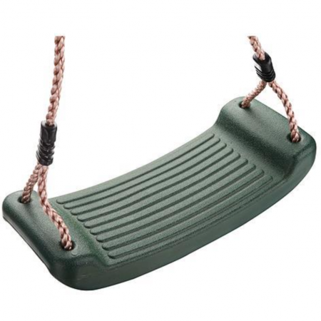 Leagane copii - Leagăn pentru copii verde Leq Abella, 43 × 17 × 8.5 cm, cu frânghii 2 m