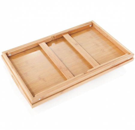 Masuta bambus, pentru servire la pat, lungime 50 cm x latime 30 cm, Quttin [3]