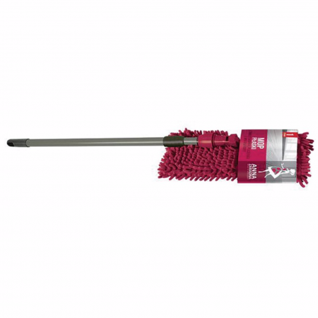 Curatenie - Mop microfibra plat, 2 fete, cu coada anna