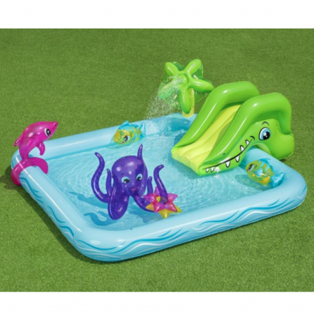 Piscina gonflabila pentru copii Bestway, Fantastic Aquarium Play Center, 239cm x 206cm x 86cm [1]